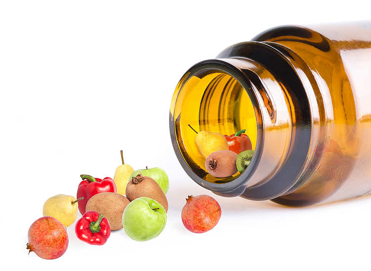 Malen via mot Natuurlijke versus synthetische vitamines - Vitamine Informatie Bureau