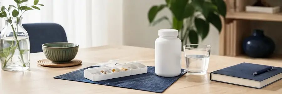 Supplementen en medicatie overzichtelijk op tafel