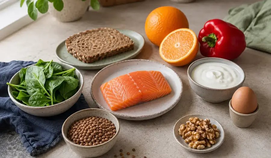 Voedingsmiddelen die vitamines en mineralen leveren